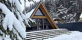 A-frame в лесу